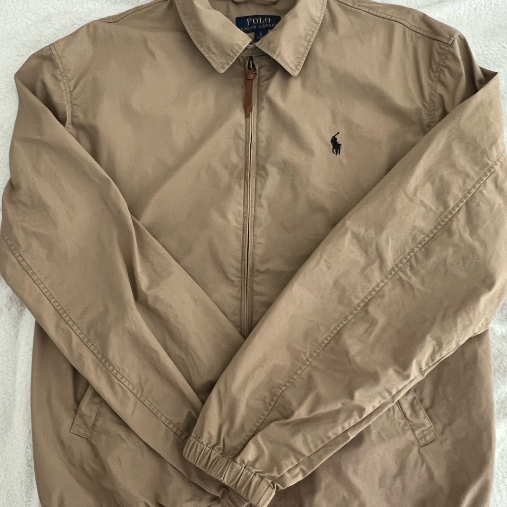 NWT. Polo by Ralph Lauren Tan Harrington Jacket